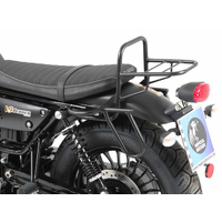 Tubular luggage rack Topcasetr√§ger black for Moto Guzzi V 9 Bobber (short seat)(2016-2020)