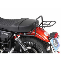 Tubular luggage rack Topcasetr√§ger black for Moto Guzzi V 9 Roamer (long seat)(2017-2025)