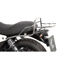 Chrome tubular luggage rack top case carrier for Moto Guzzi V7 Special/Stone/Centenario (850 cc) (2021-2024)
