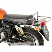 Chrome tubular luggage rack top case carrier for Royal Enfield Interceptor (2018-) / Continental 650 / GT 650 (2019-)