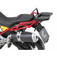 Alurack top case carrier for combination with original luggage rack black for Moto Guzzi V 85 TT (2019-2023)