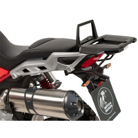 Alurack top case carrier for combination with original luggage rack black for Moto Guzzi V 85 TT / Strada / Travel (2024-)