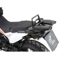 Alurack top case carrier black for combination with original luggage rack for KTM 890 Adventure / R / Rally (2021-2022)