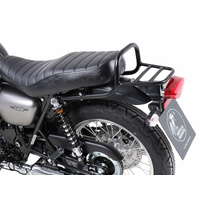 Tubular luggage rack black for Kawasaki W 800 Street / Cafe / Standard (2019-2025)