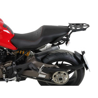 Minirack soft luggage rear carrier black for Ducati Monster 1200/S (2013-2016)
