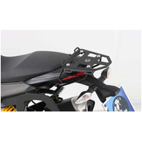 Minirack soft luggage rear carrier black for Ducati Hypermotard 821/SP (2013-2015)
