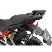 Easyrack top case carrier for original bridge black for Ducati Multistrada V4/S/S Sport/Pikes Peak (2021-2024)/Rally(2023-2024)