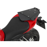 Black sports rack for Triumph Street Triple 765 S / R / RS / R Low / Moto2 (2017-)