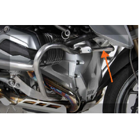 Cross Support for Engine guard for Offroad use - stainless BMW R1200GS LC / 2013 on
