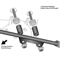 Holder for support strut 4210994 Honda CRF1000L Africa Twin 2016 on