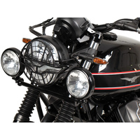 Black lamp guard grille for Moto Guzzi V7 Special/Stone/Centenario (850 cc) (2021-2024)