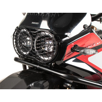 Black lamp guard for Ducati DesertX Rally (2024-)