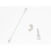 Lid holder wire incl. Rivets for Hepco&Becker Gobi Topcase and sidecase