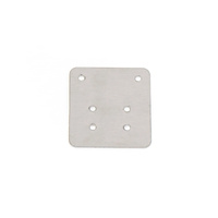 Lock plate silver outside for Hepco&Becker Gobi sidecase