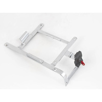 Chrome holder right side incl. carrier lock for Hepco&Becker Alu Standard sidecases