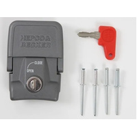 Fixing lock for GOBI side case - silver