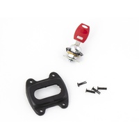 Lid lock-cylinder incl. Lock counter part for Hepco&Becker leather bags Liberty and Nevada