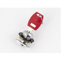 LID LOCK-CYLINDER INCL. 1 KEY FOR HEPCO&BECKER LEATHER BAGS 