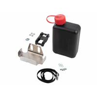 2 ltr. fuel canister incl. Universal bracket and mounting kit