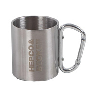 Hepco&Becker Aluminum cup with snap hook handle