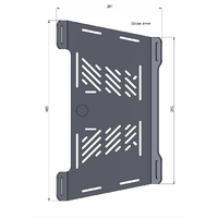 rear rack enlargement Triumph Street Triple 675 / R / 2013 on 