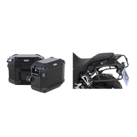 Honda CB500X Sidecarrier and Xplorer Black Luggage Package Deal